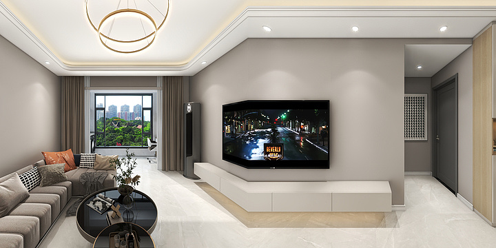 李建伟-华瑞紫韵城113平-李亚辉-装修设计方案