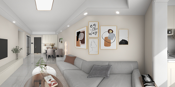 DESIGN.111-世贸公馆6-1203-装修设计方案