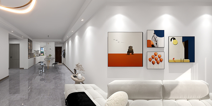 设计师張鹏-悦江之光85-装修设计方案