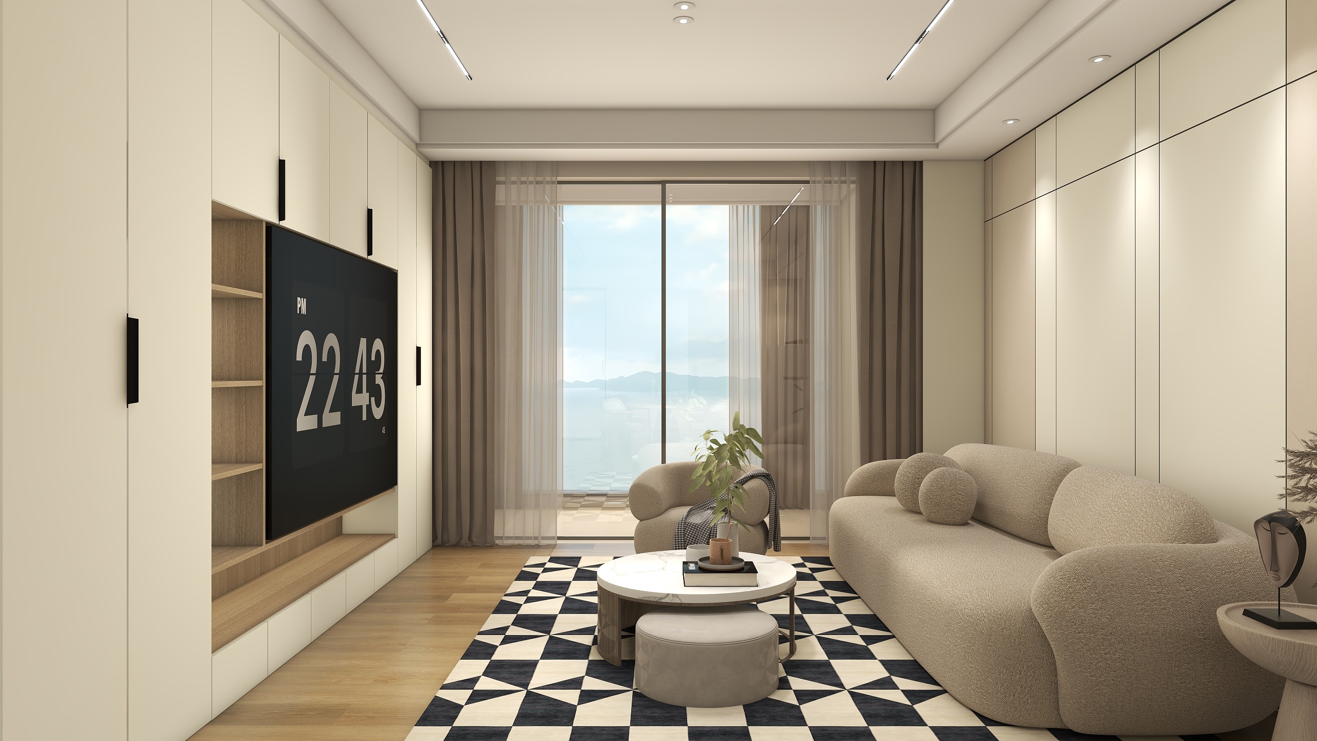 小北很会画饼-南通和风雅颂112㎡3室-装修设计方案