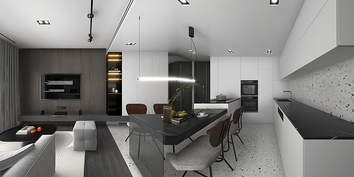 设计师高杰-风格案例-装修设计方案