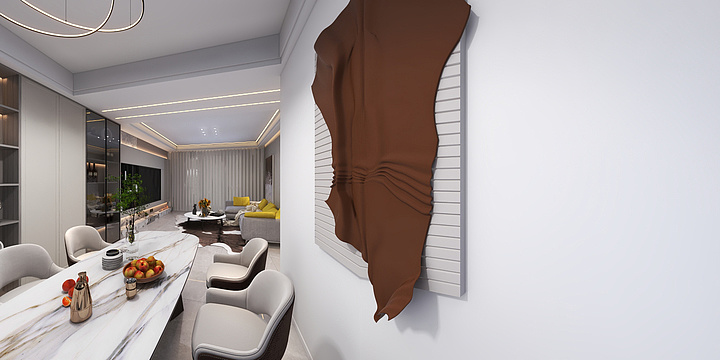 会设计的蜗牛-观澜城邦跃层二户型-装修设计方案