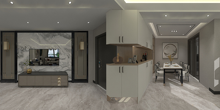 史蒂芬Designer-香倾国际城18-304-装修设计方案