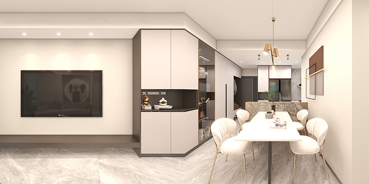 四川新一-铂悦澜庭67㎡-装修设计方案