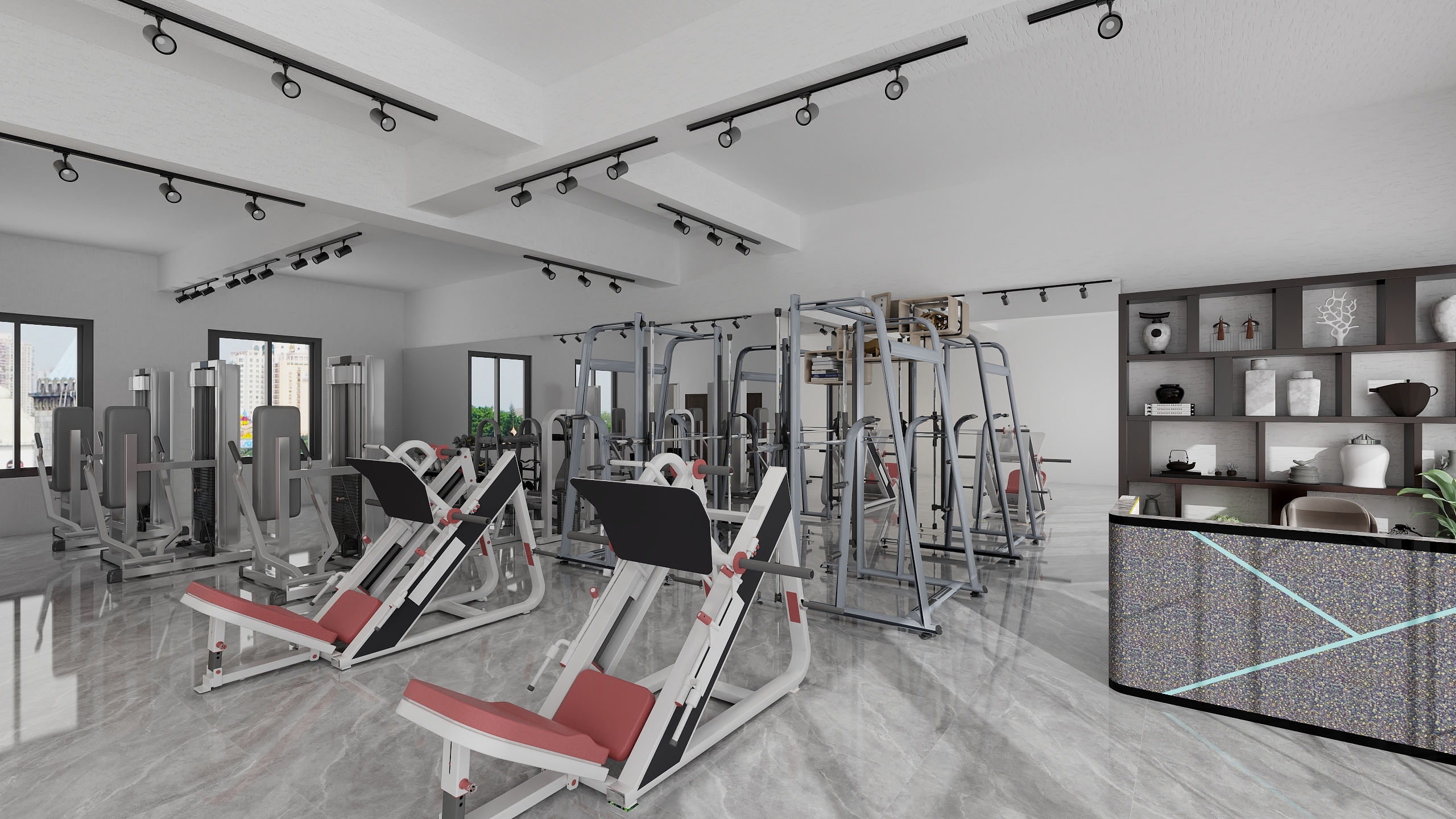 R森-健身房装修效果图