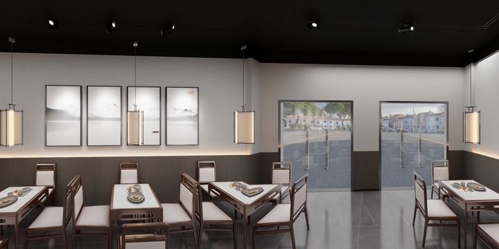 JoshuaZ-翟记酒楼图纸-装修设计方案