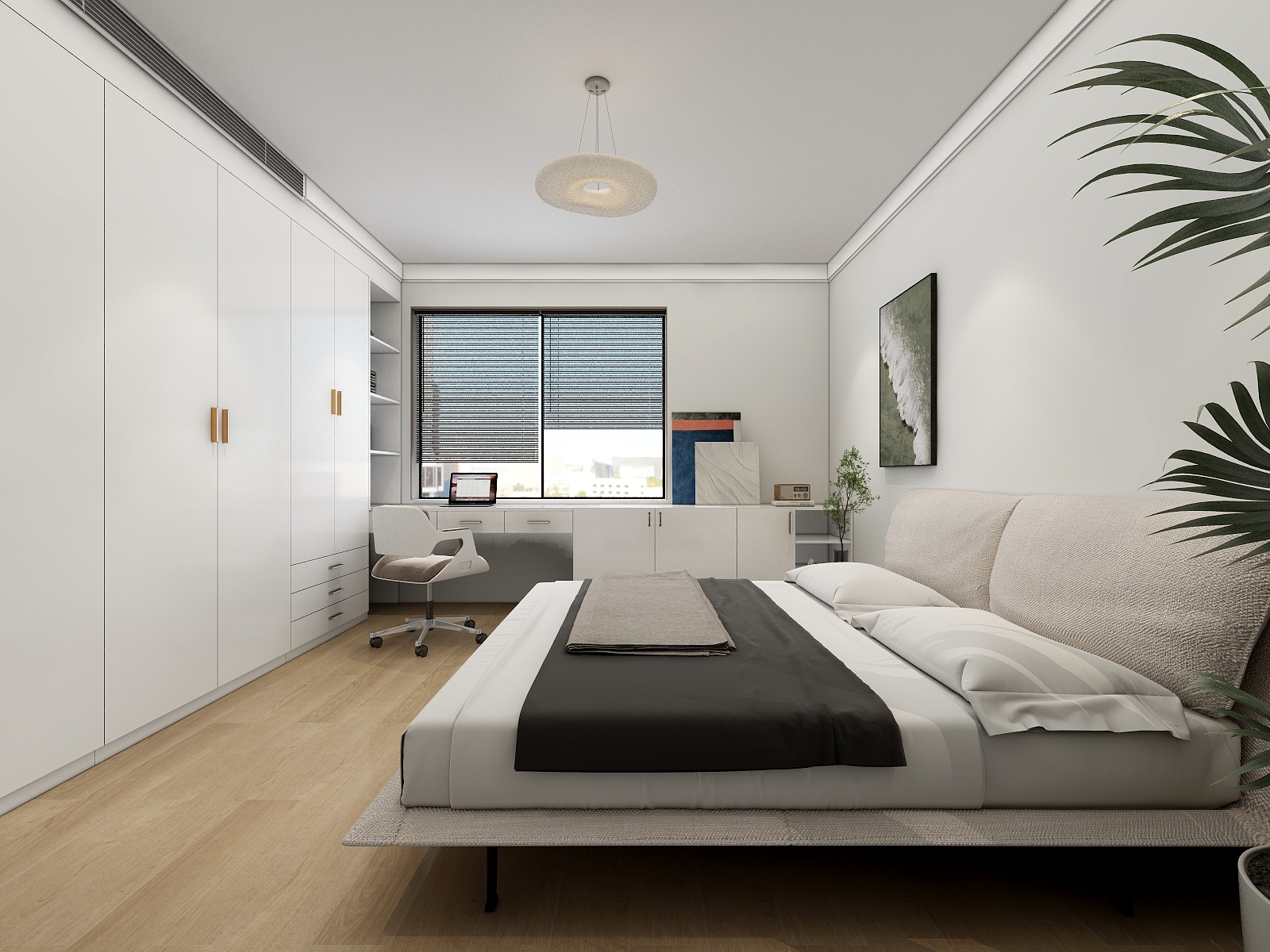 青木M-卧室-装修设计方案