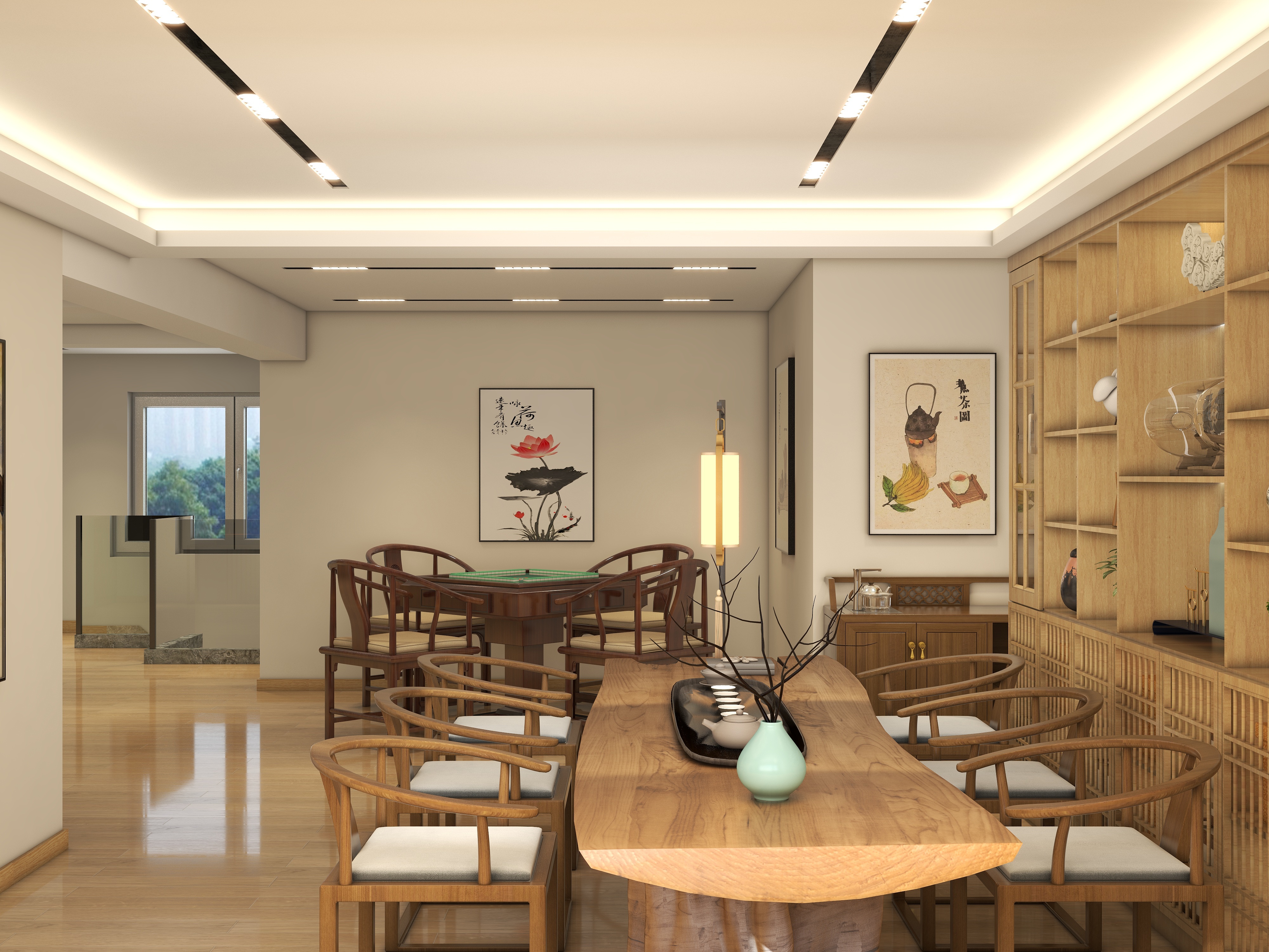 一帆风顺puwq-开发区广参堂接待室-装修设计方案