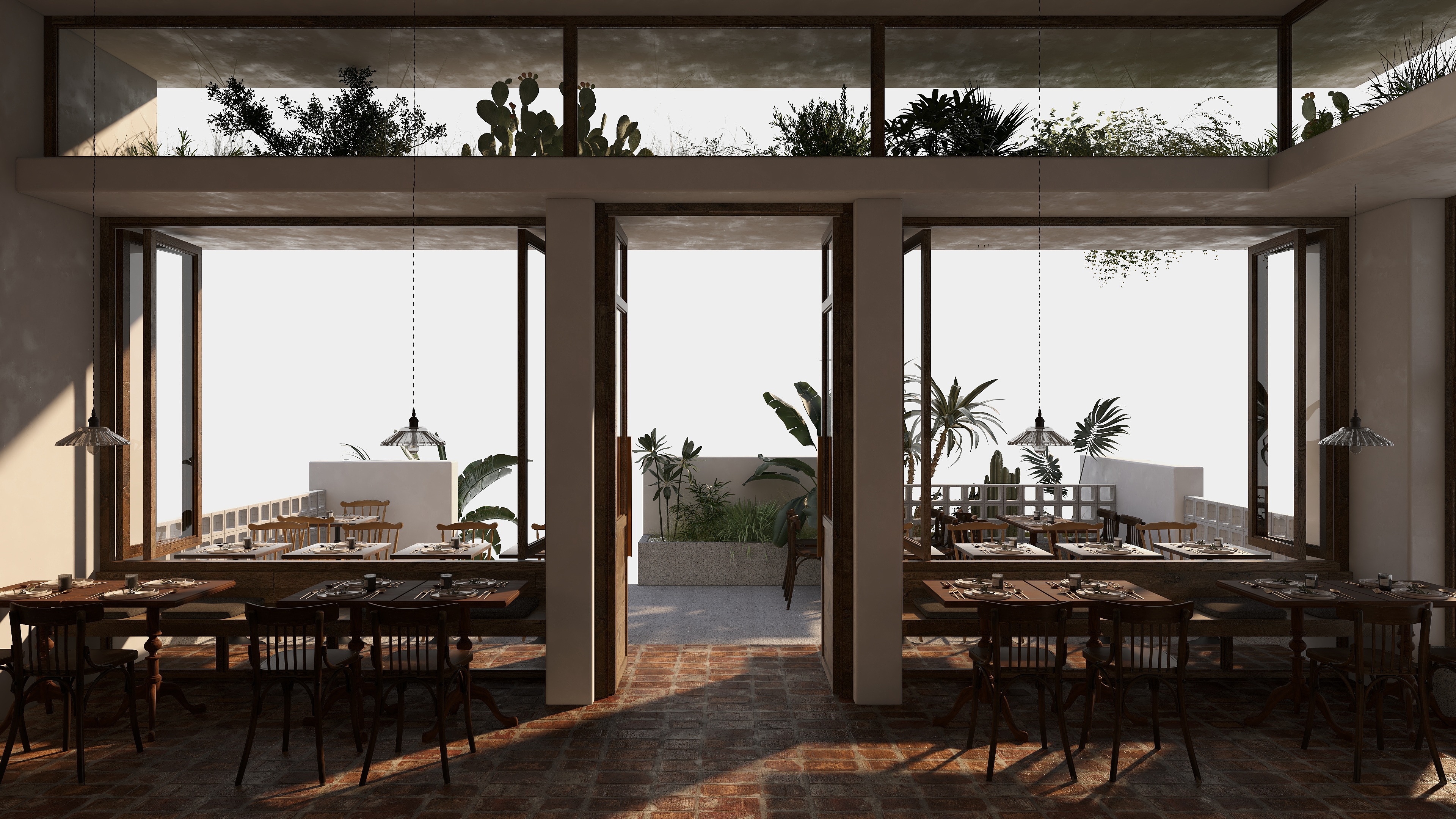 熬暖酱-重庆万州三浔BRUNCH餐饮空间-装修设计方案