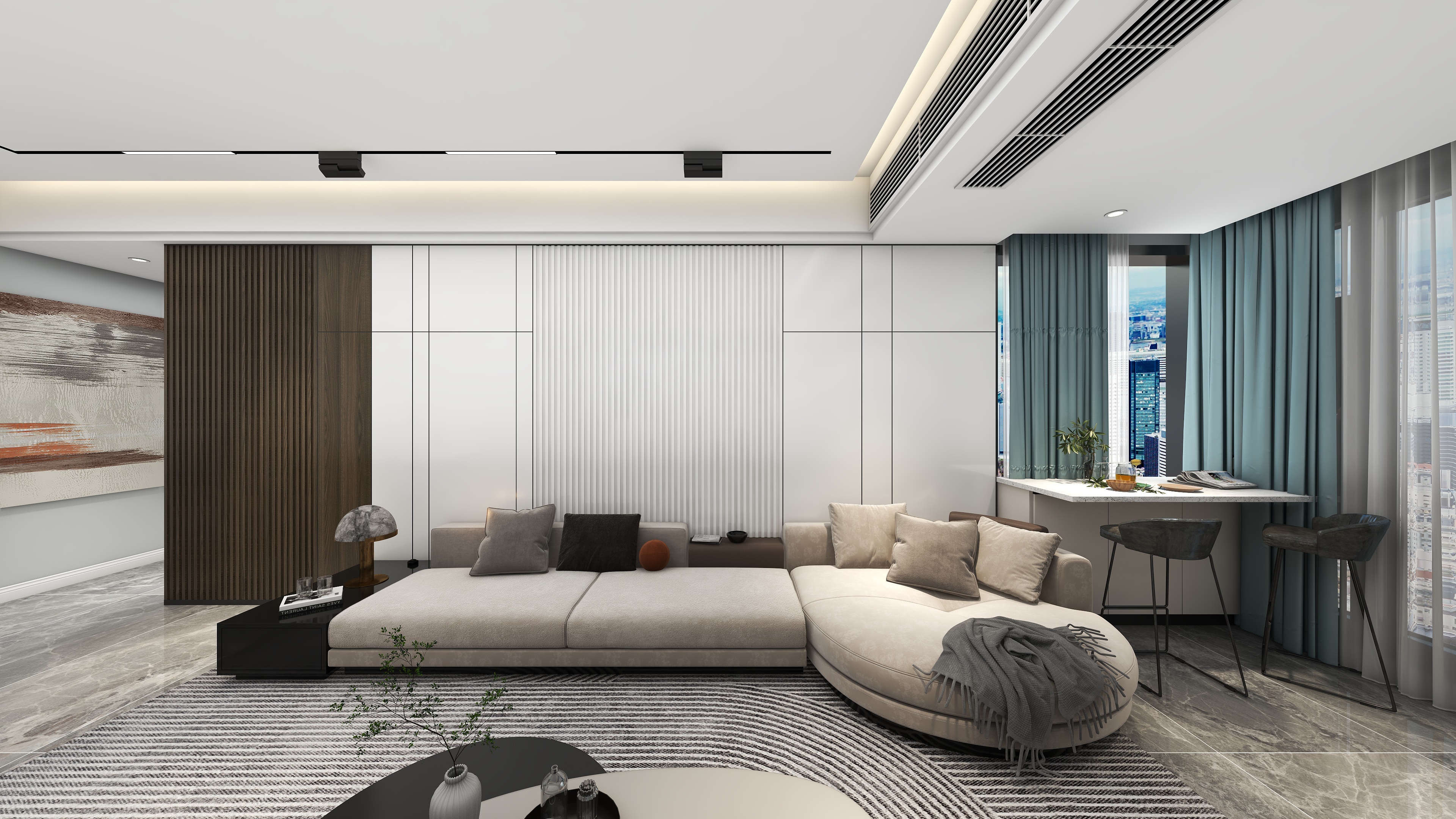 白木舍空mQpz-东川兰亭100㎡3室-装修设计方案