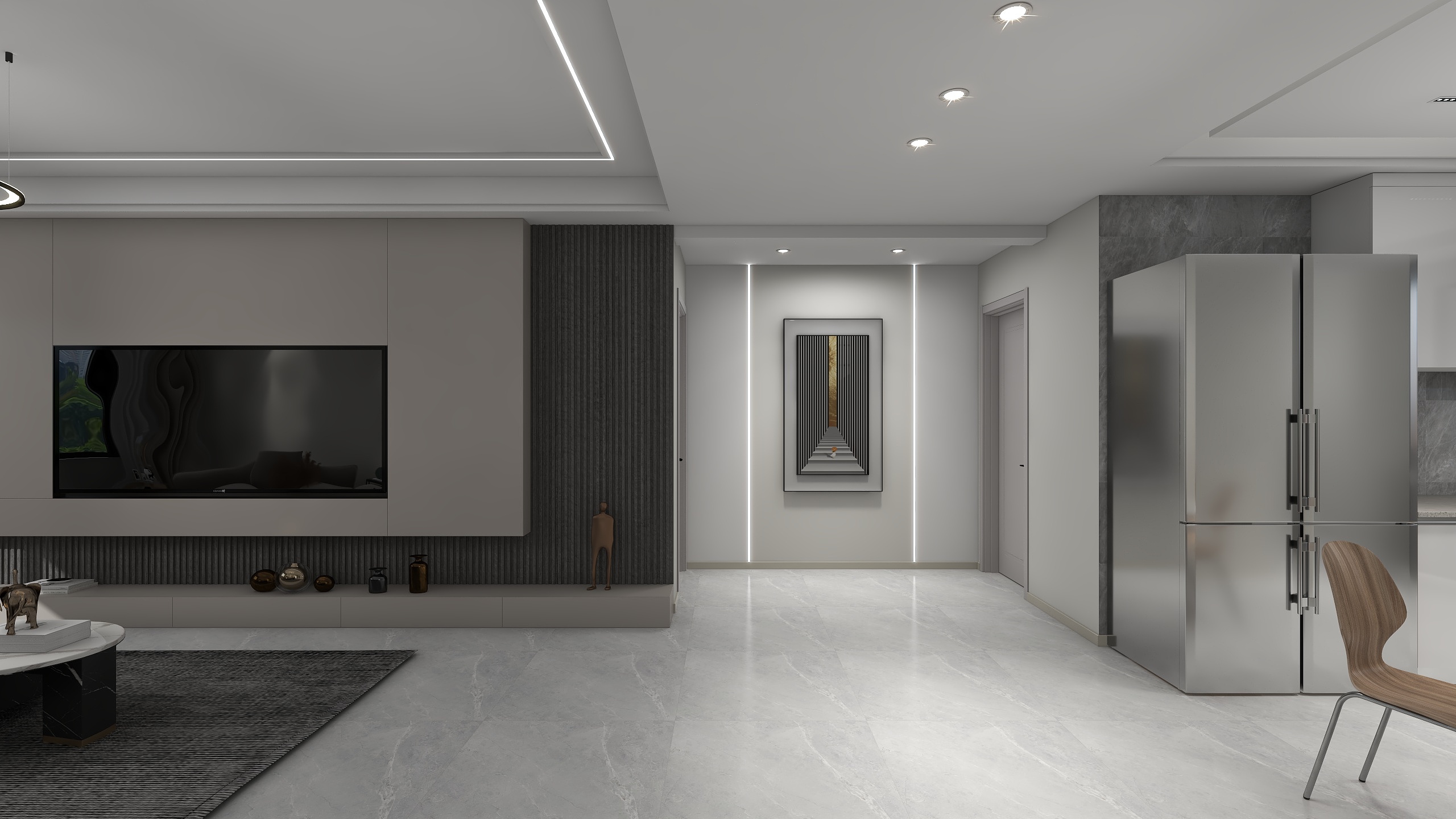 赫行装饰设计-2023-04-08贾坤松原136平-装修设计方案