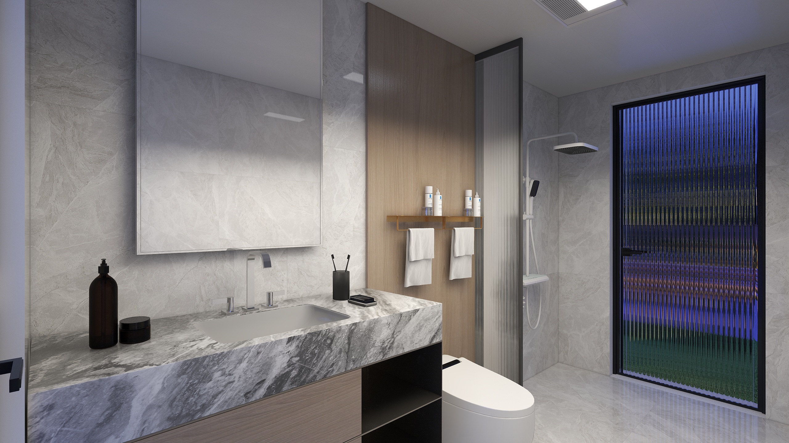 马坤甲-六号院首层卧室-装修设计方案