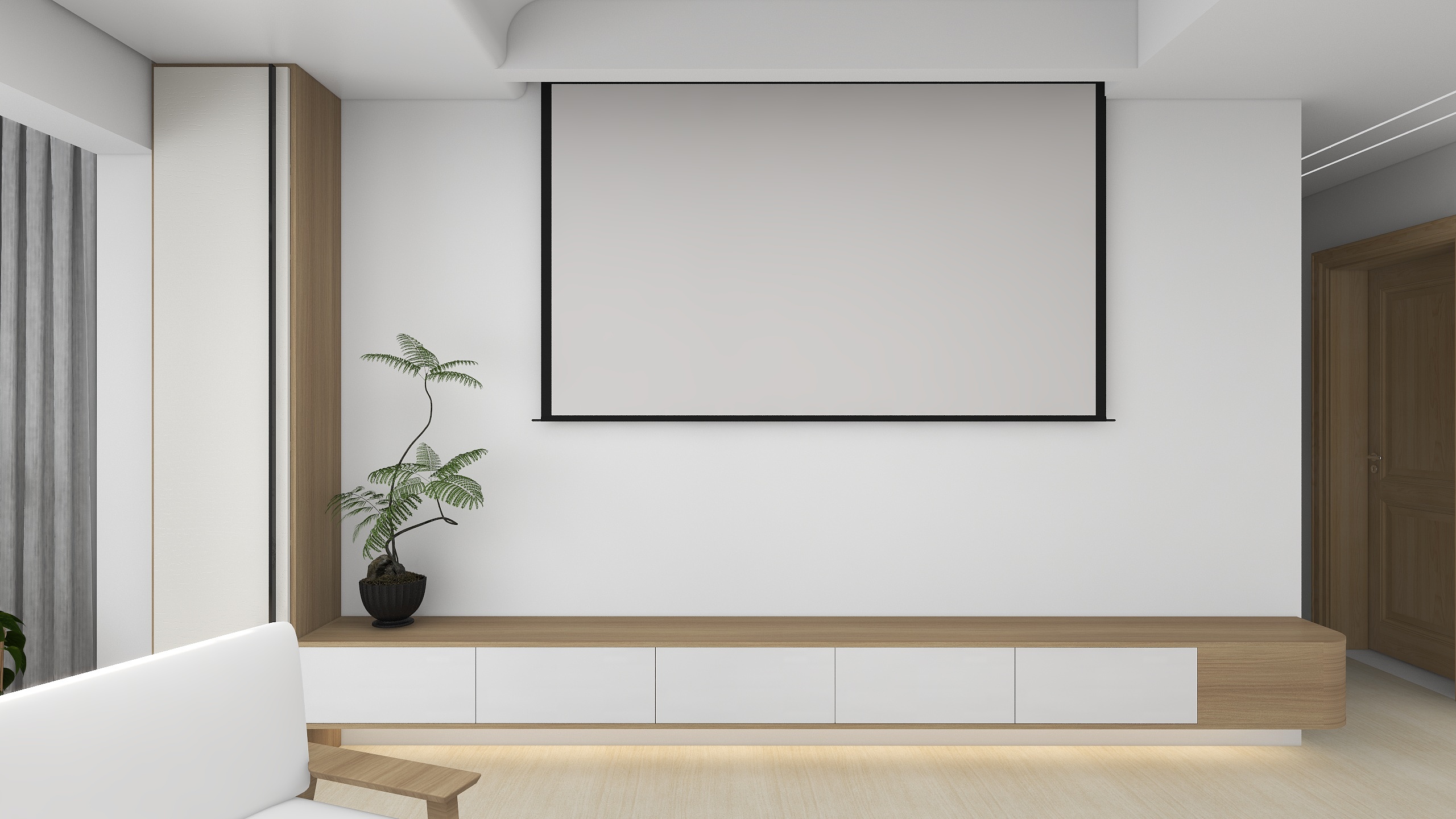 Z.霖-105㎡1室装修效果图