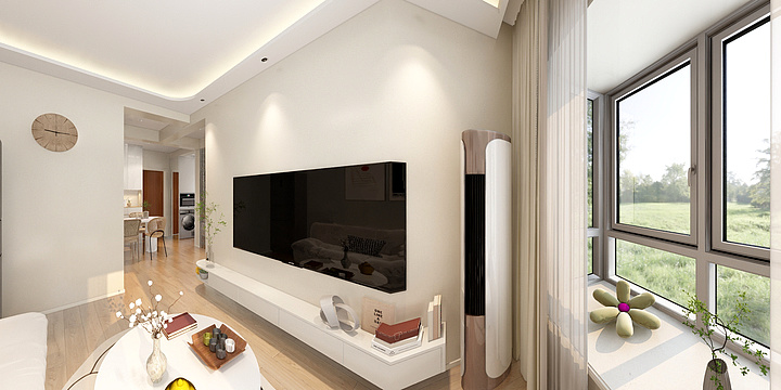 印象空间18093492724-长庆陇东佳园45㎡1室-装修设计方案