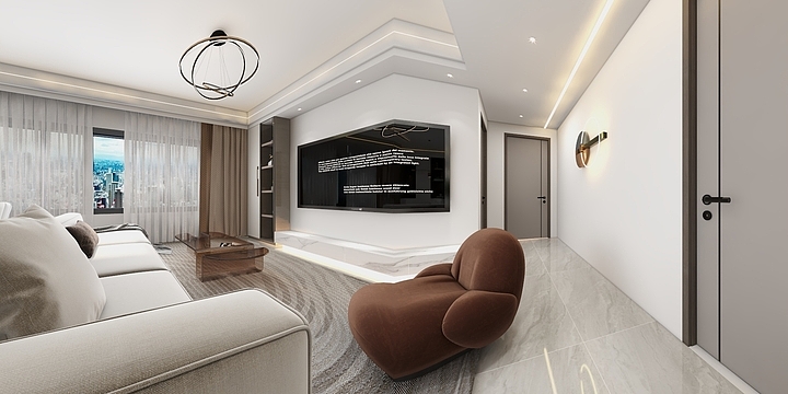 铭硕设计骆斌-新里城葛姐雅居-装修设计方案