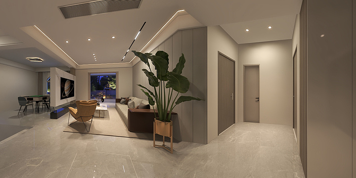 家装设计H-自建房-副本-装修设计方案