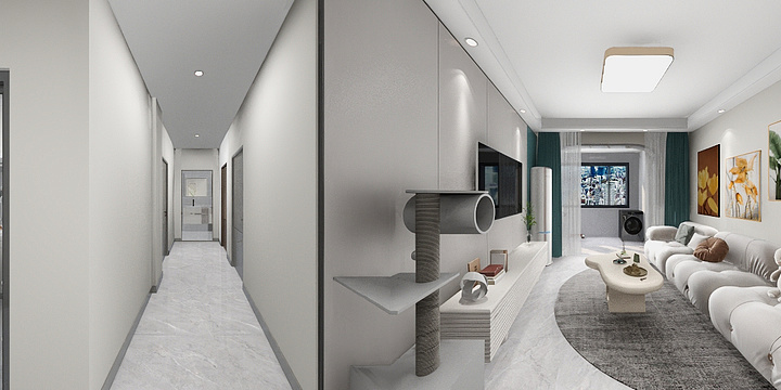 王思文PuzW-海德公园奶油风-装修设计方案