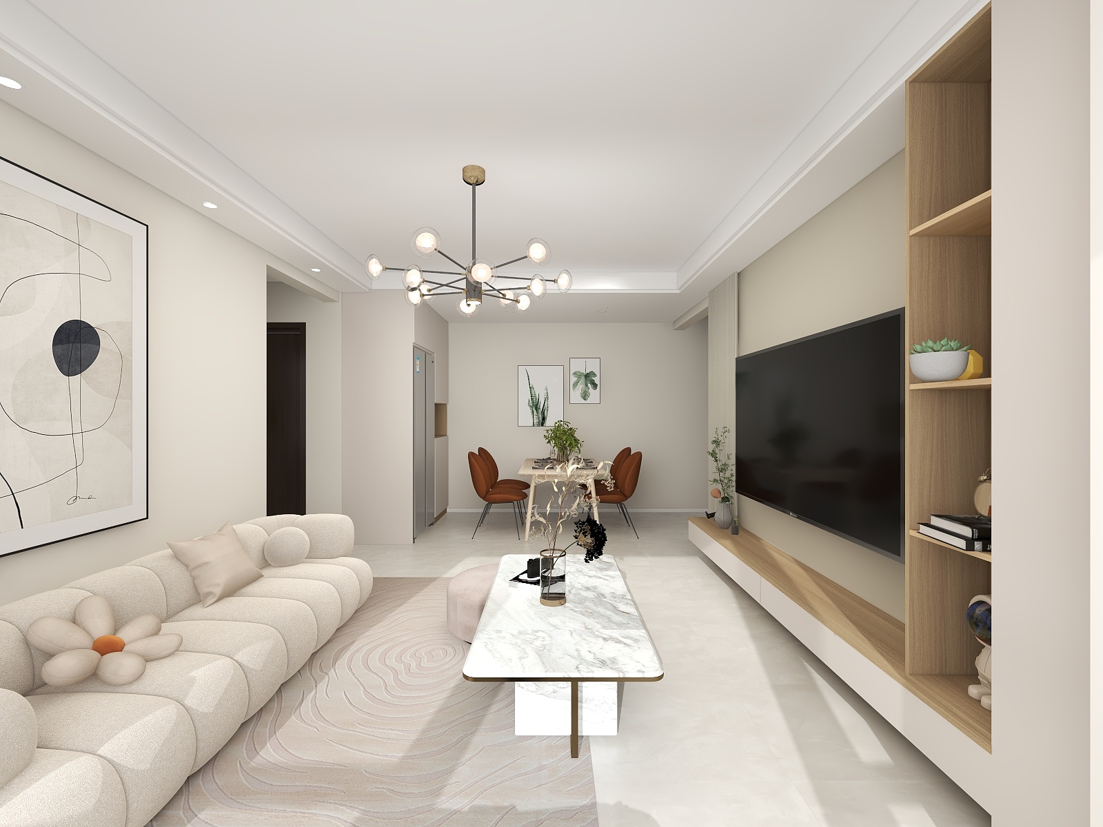 宋雯霞-映河苑住宅小区88㎡3室-装修设计方案