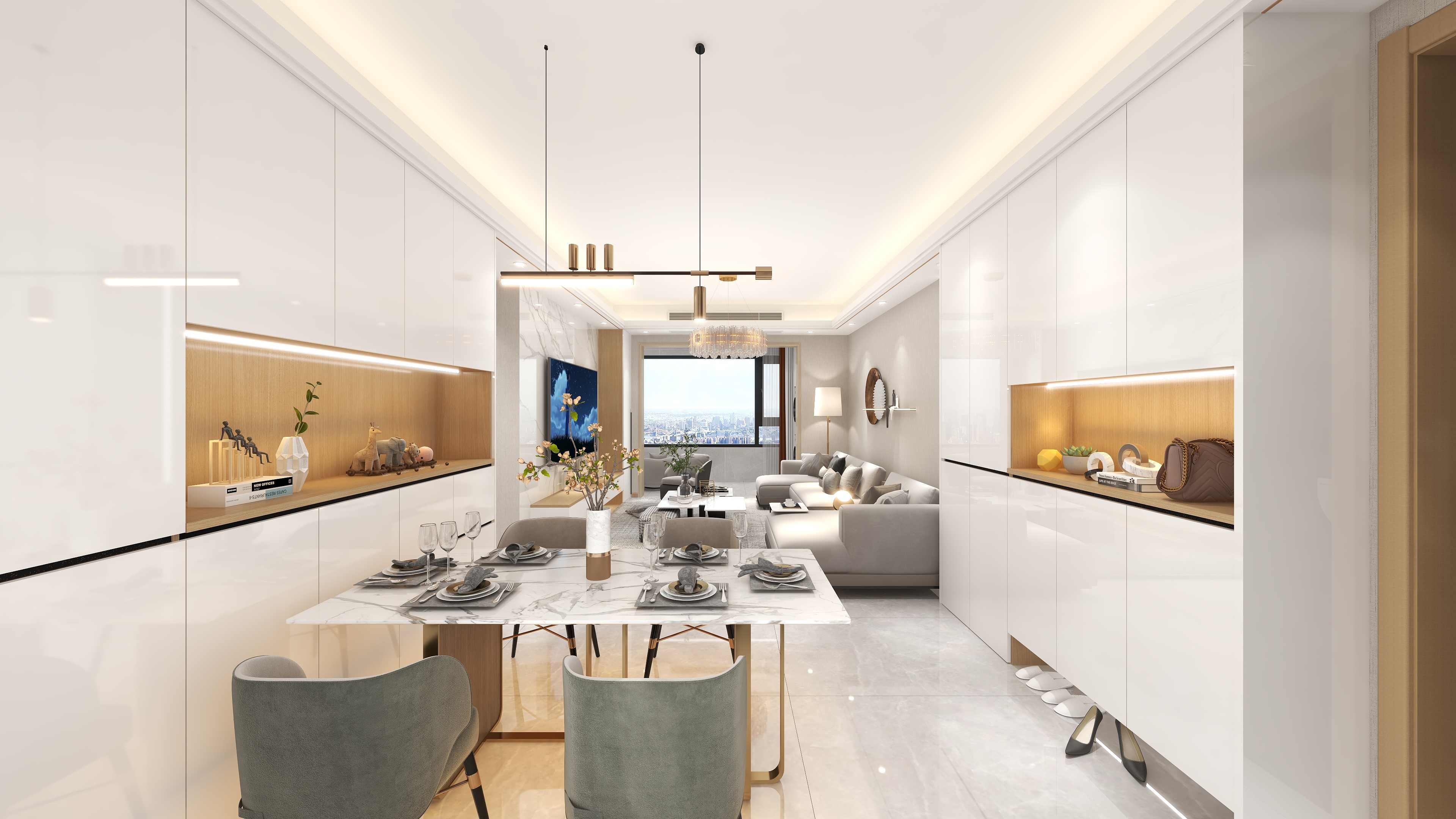 李锦元-蓝光·睿创新筑106㎡3室装修效果图