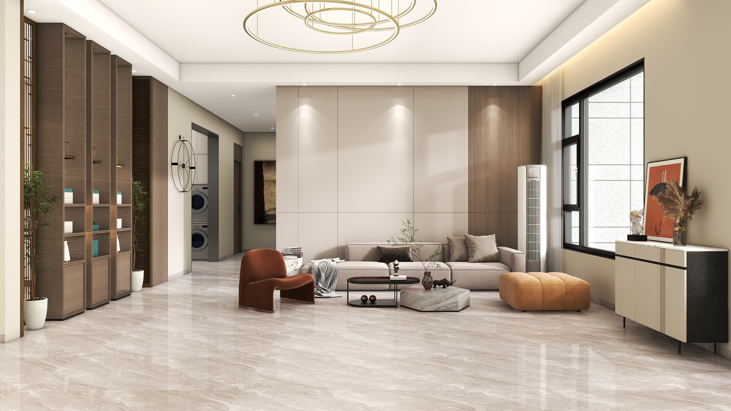 郭涛-200㎡自建房现代简约风装修效果图