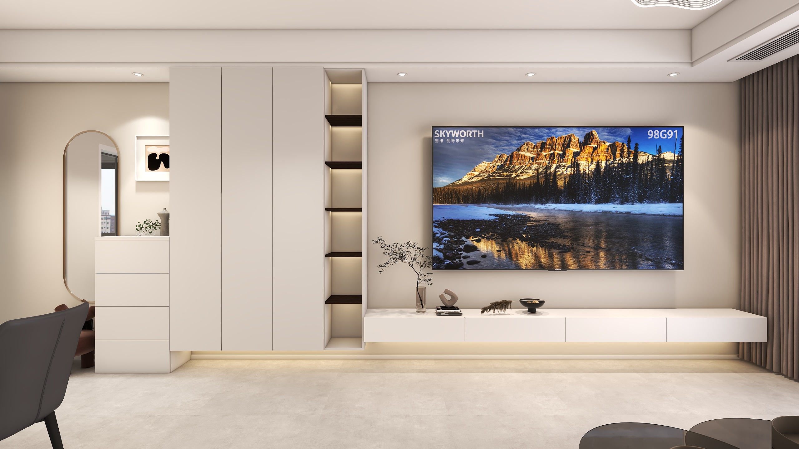 郜设计-湖山春晓|极简 -装修设计方案