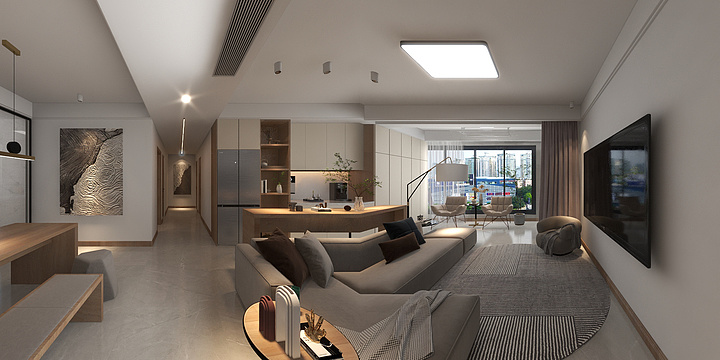 LK梁琨-壹号城邦20-1001-装修设计方案