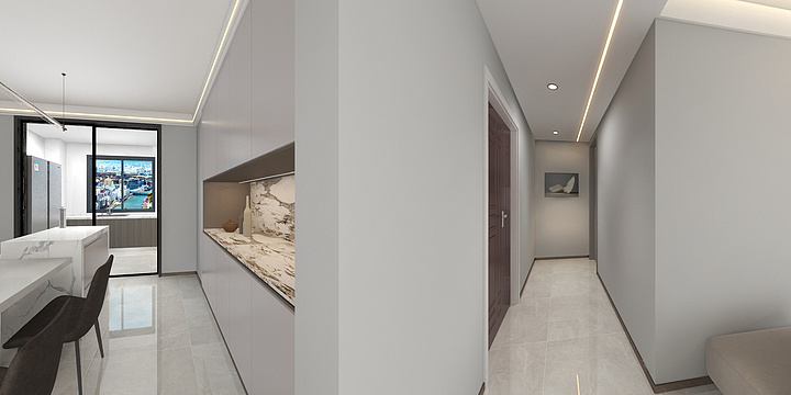 雅美居设计田工-荣茂府2-1-702-装修设计方案