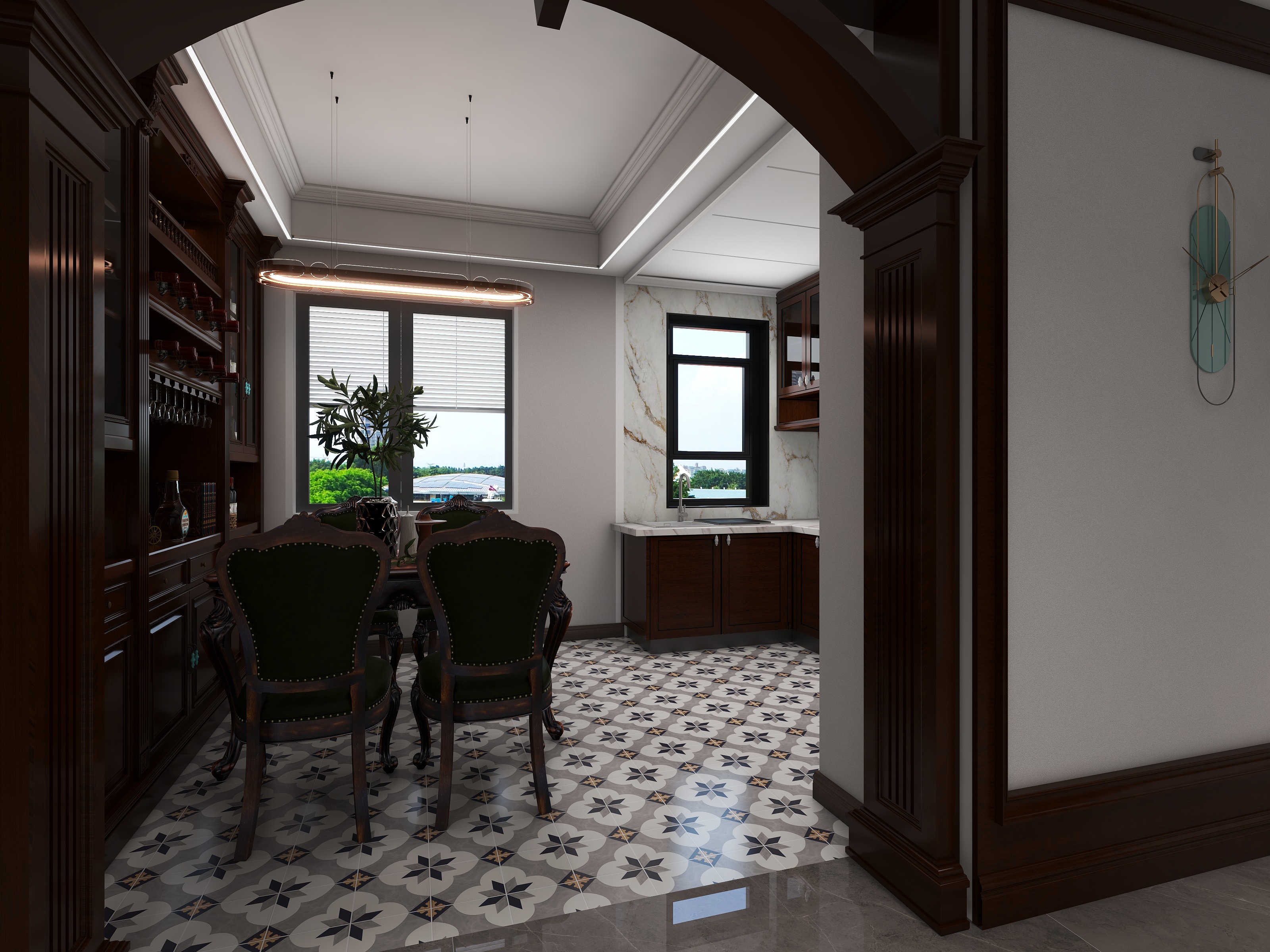 设计师赵德旺-蒋威 美式定稿-装修设计方案