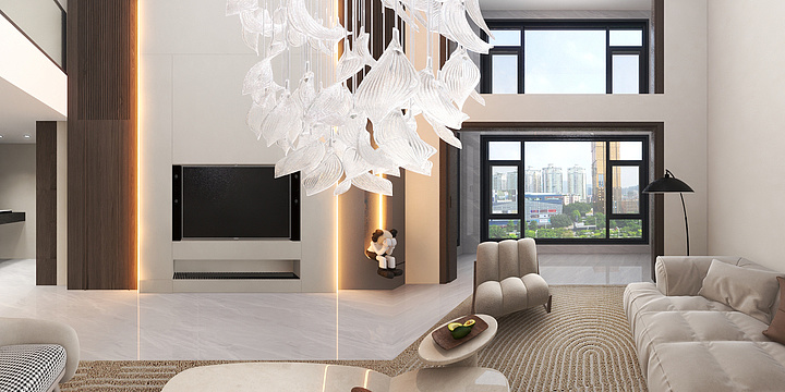 赤城服务区-塞外明珠上跃挑空-装修设计方案