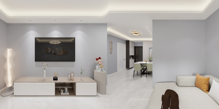 深圳万德建设集团有限公司-盛世长安73㎡1室-装修设计方案