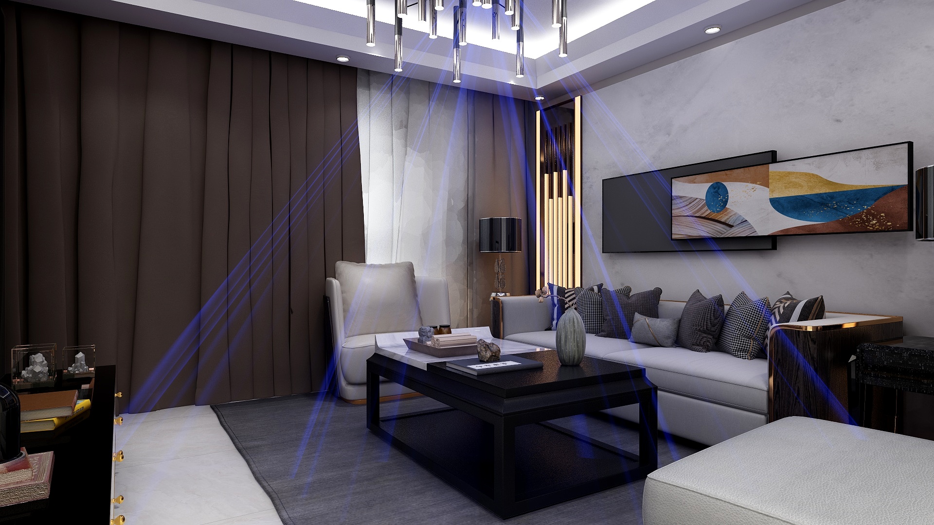 晚风有点冷-88㎡3室-装修设计方案