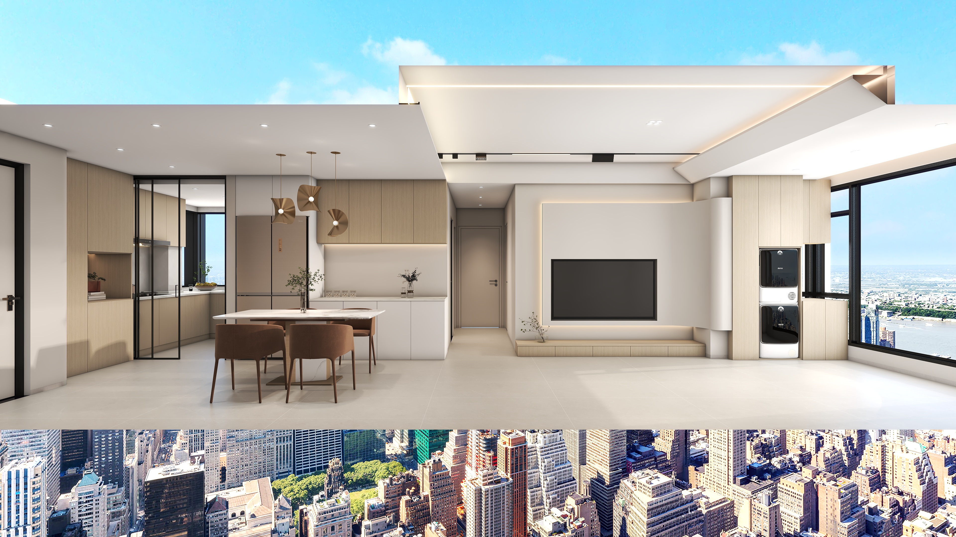 惠州依诺岩板瓷砖-【南山壹号15-1-601】#62137S#依诺#设计表现-装修设计方案