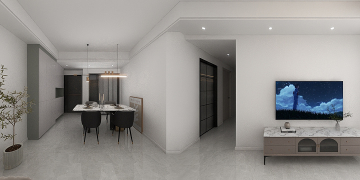 黑择明NXSG-碧桂园中环壹号3-2-2603舒哥雅居-装修设计方案