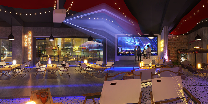 贵港欧福莱陶瓷-欧福莱-露营餐吧-装修设计方案