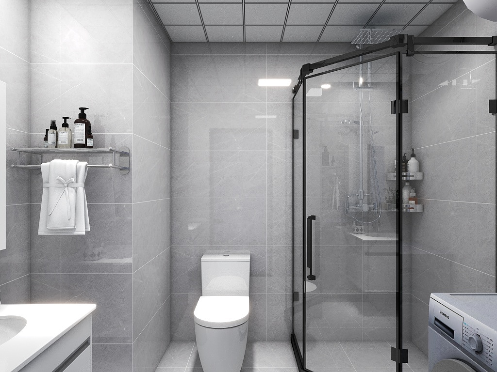 西安沈少-一厅一厨一卫一阳台公寓现代风-装修设计方案