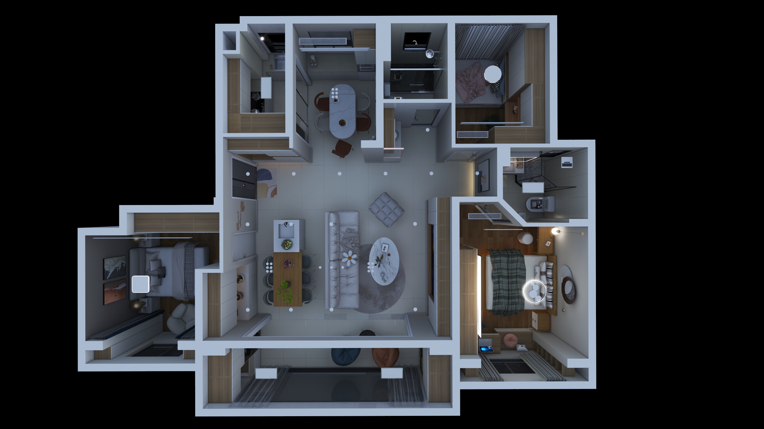 效果施工落地-1#503-装修设计方案