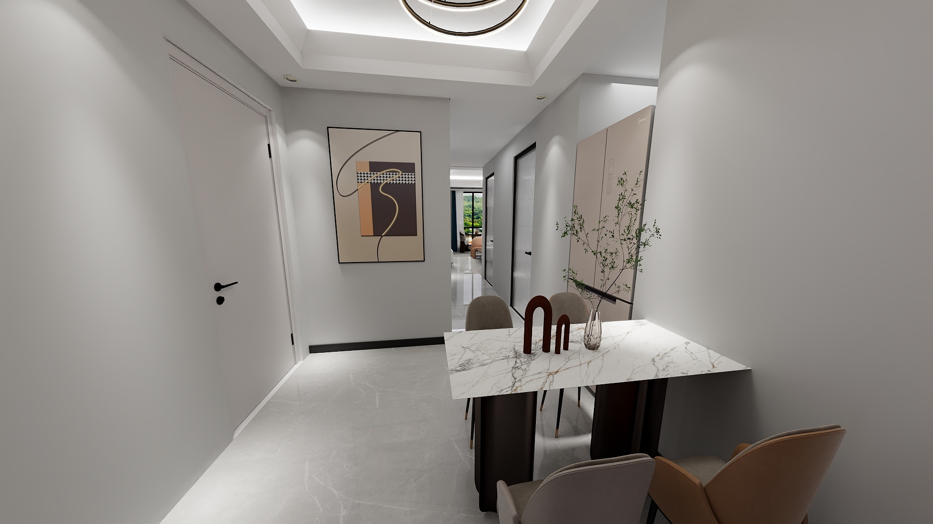 AAAA强子装饰- 壹号公馆   2号楼  中间户型-装修设计方案