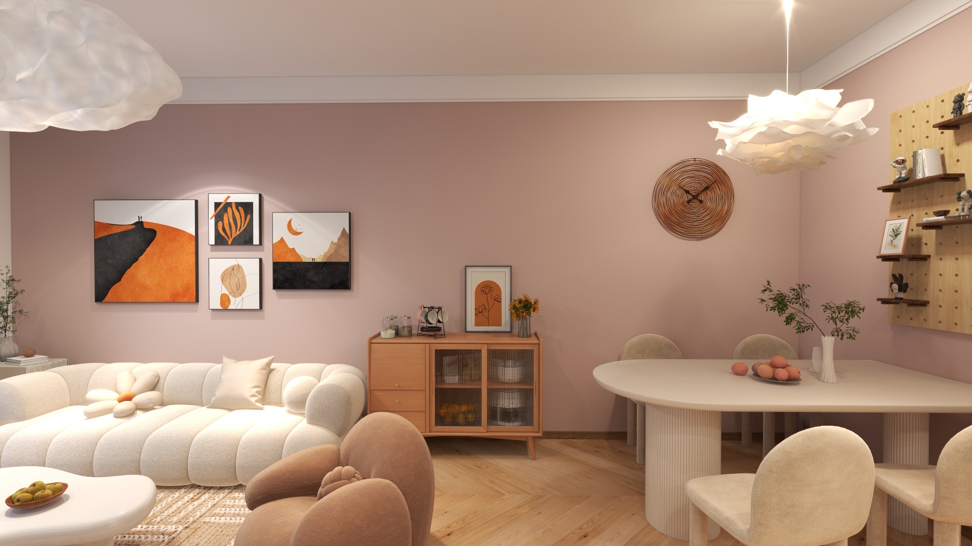 长亭杯酒-海德公园暖色原木-装修设计方案