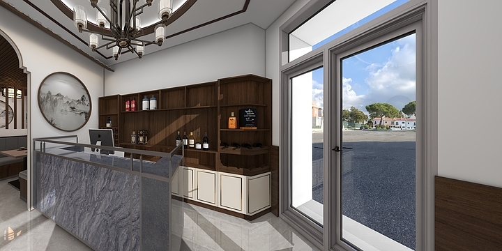 刘佳-YT-中式餐厅-装修设计方案