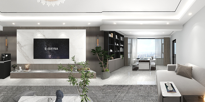 南栖空间设计-永盛B9-1-302-装修设计方案