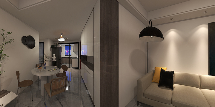 润远装饰设计-石磊105平6栋104-装修设计方案