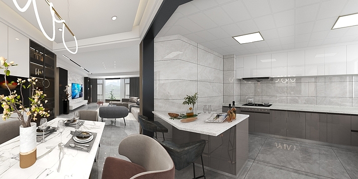 舒云设计-东方雅居6-2-1301梁先生雅居-装修设计方案