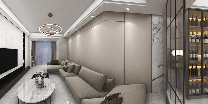 全案设计----优时代单层-装修设计方案