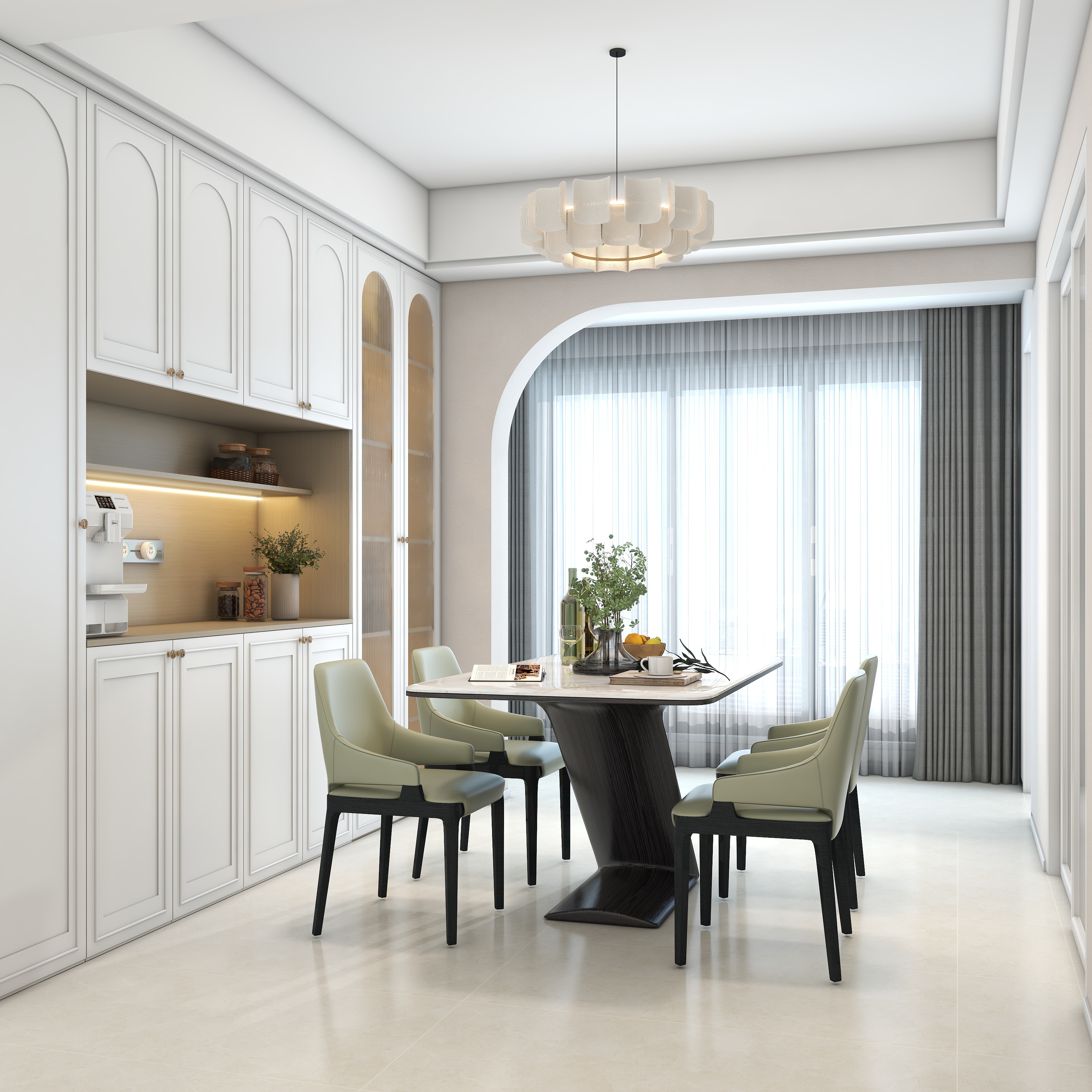 一个爱睡觉的懒虫-136㎡2室装修效果图