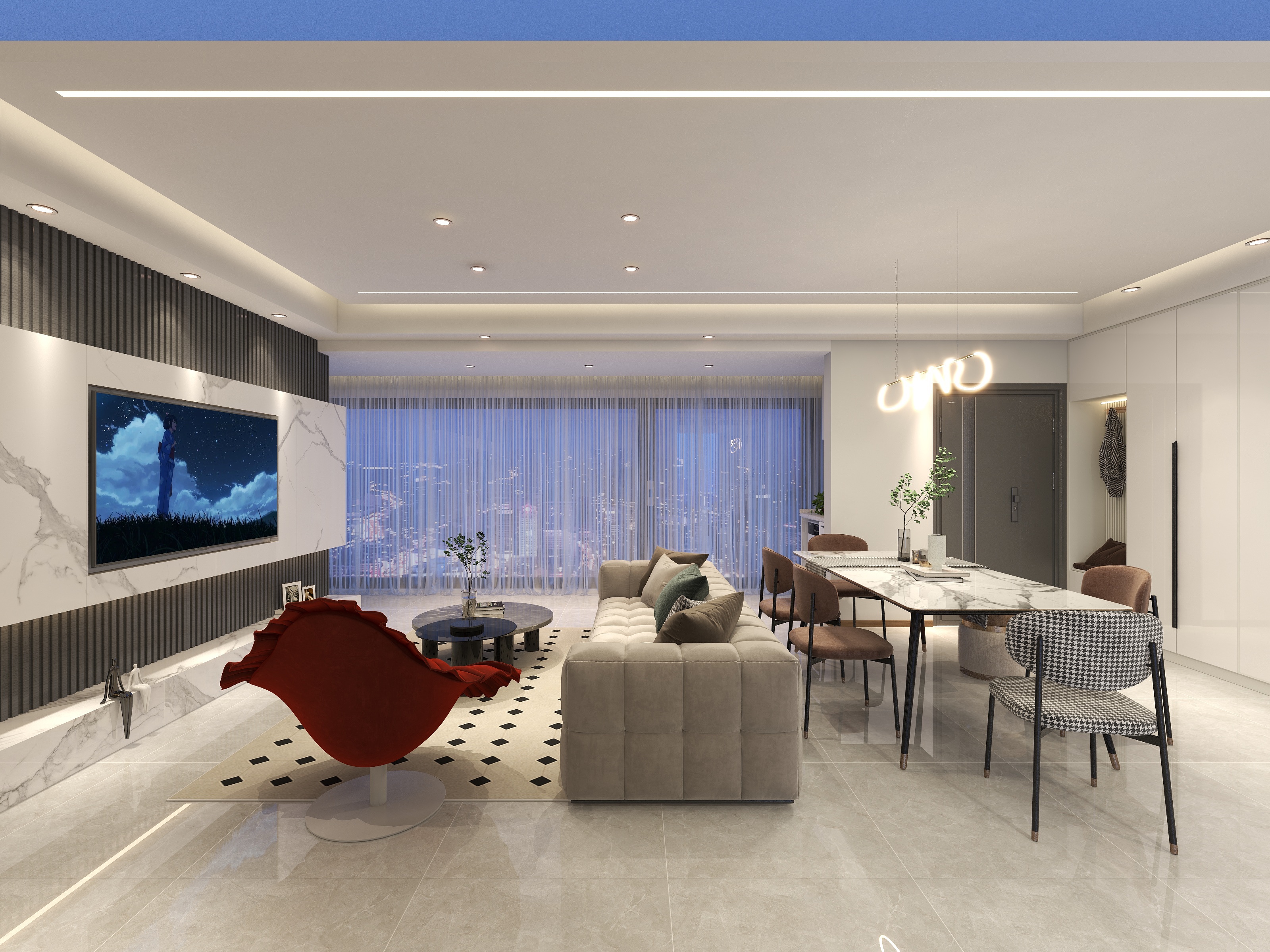 爱荣装饰工程有限责任公司-佰盛.天禧108梁晓芳12-603-装修设计方案