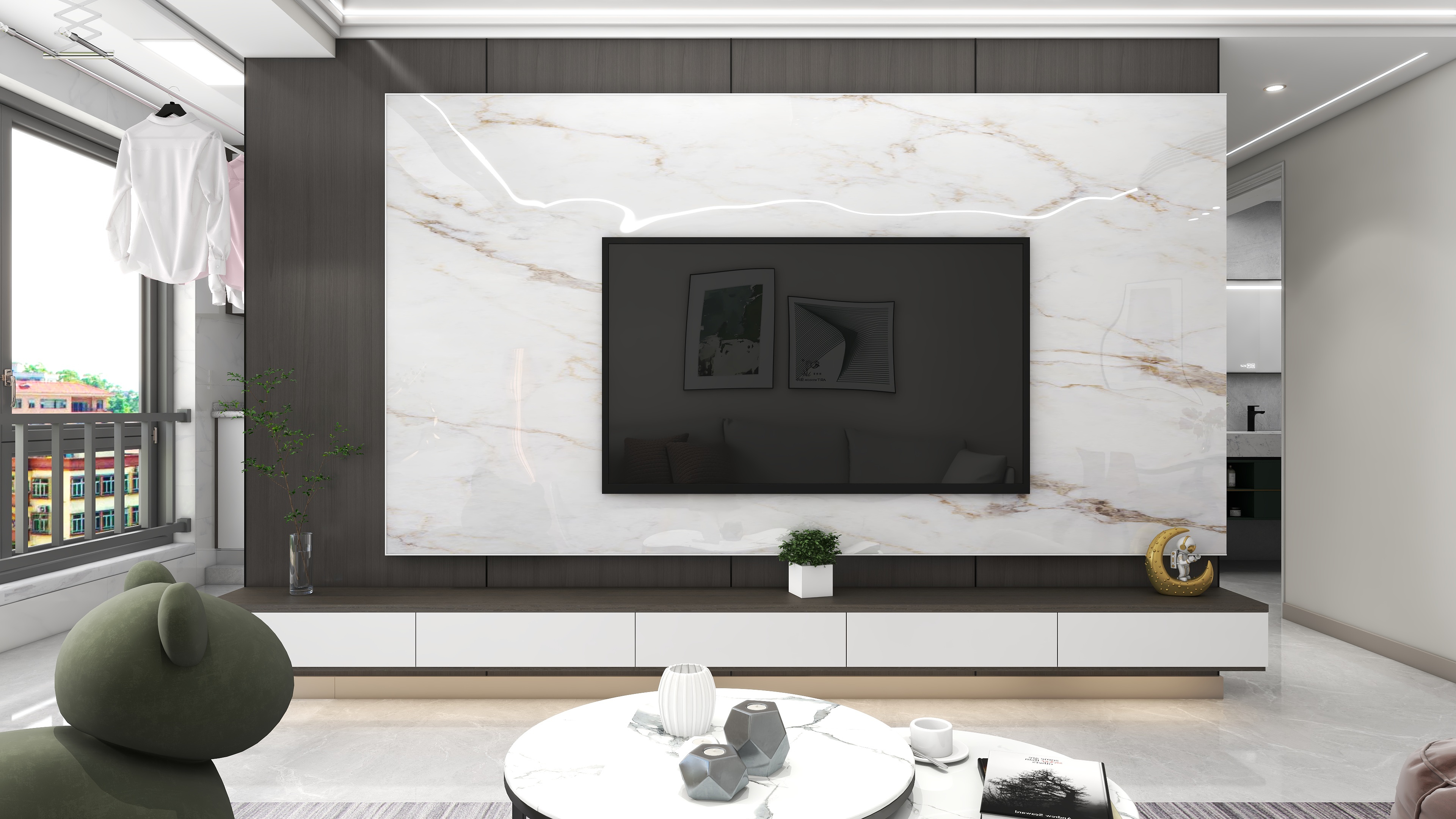 向阳空间表现-天一云玺城-无主灯-装修设计方案