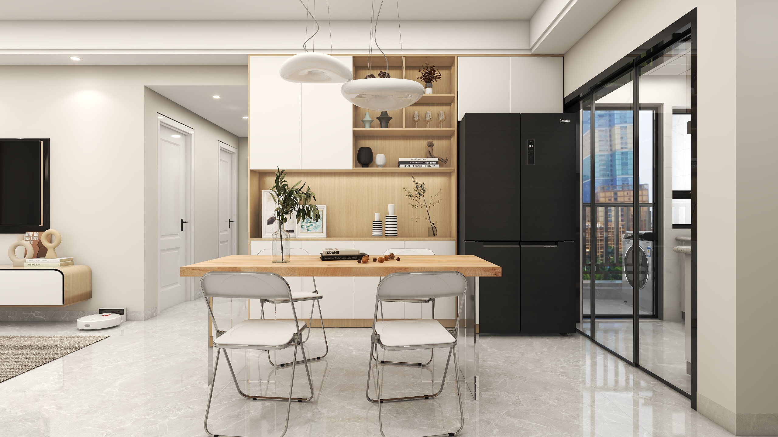 DESIGN满天星-远洋一方-奶油风83㎡3室-装修设计方案