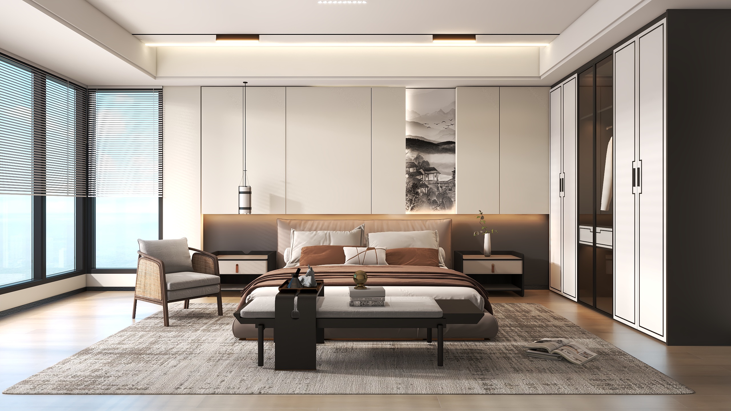 建振装饰-新中室房间-装修设计方案