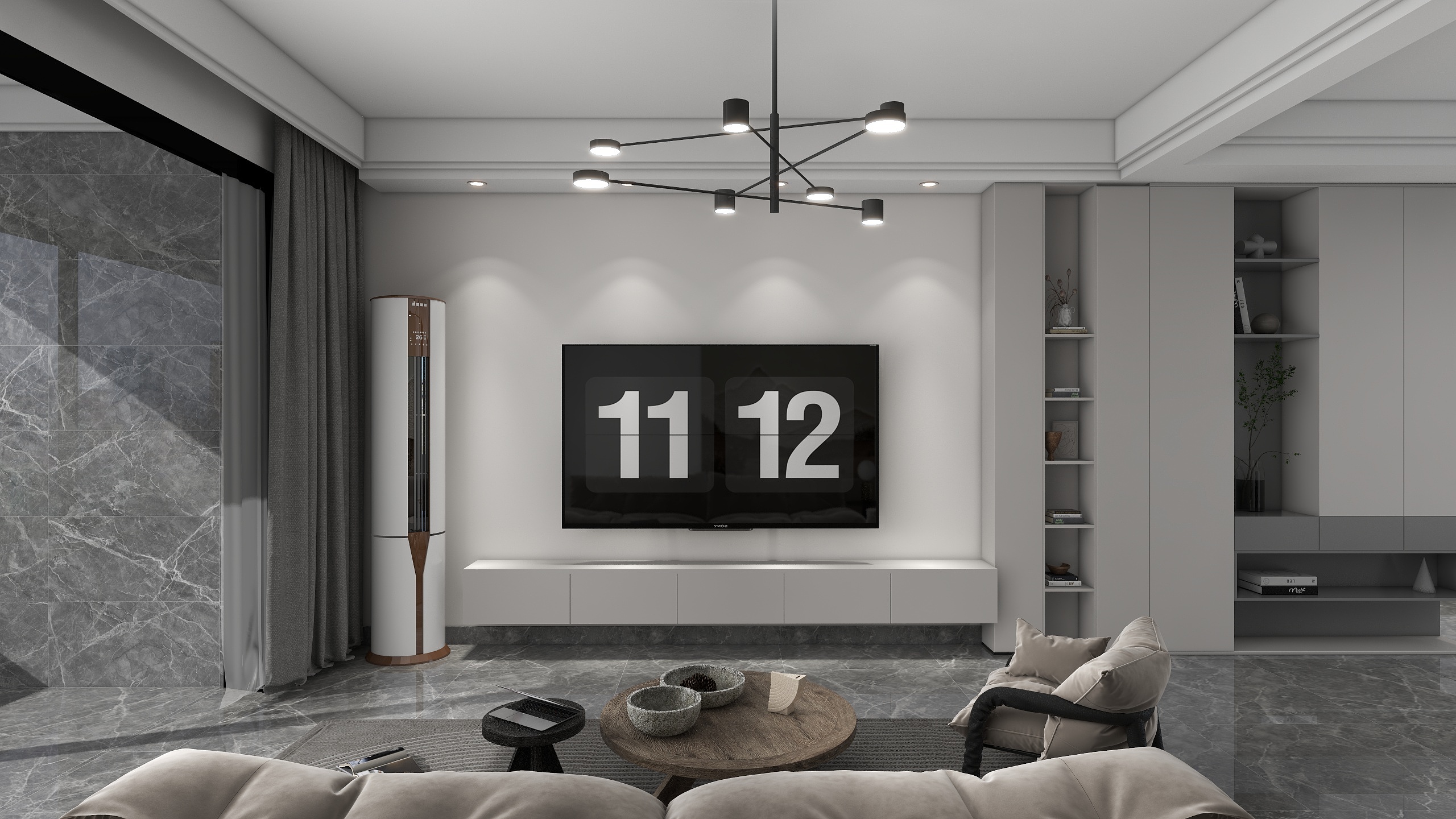 飞EBRb-现代简约119㎡3室-装修设计方案