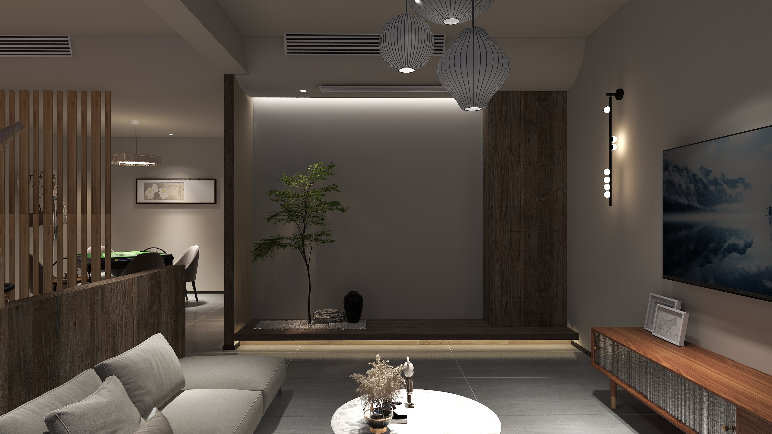 寒斌-太阳山贵宾接待厅装修效果图